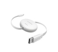 UGREEN Nexode Câble USB C PD 100W 20V 5A Rétractable Type C 1M | Charge Rapide, Compatible avec iPhone 17 Pro Max Air 16 15 14 Galaxy S26 Ultra S25 Pixel 10 9 iPad mini MacBook (Blanc)