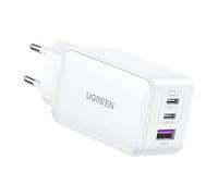 Ugreen Usb-a+2xusb-c 65w Gan Tech Ladegerät, Weiß