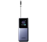 Ugreen – Batterie externe Nexode PB726 – 20000 mAh, 165W, câble rétractable, 3 sorties – gris foncé
