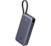 UGREEN Nexode Power Bank 45W 20000mAh - Batterie Externe Rapide avec Câble USB-C Intégré, 2 Ports PD, Écran LED - Compatible