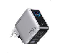 UGREEN Nexode Pro 100W Chargeur Rapide USB C 4 Ports avec Écran Intelligent | GaN Tech, Compatible avec iPhone 18 Pro Max 17 16 15 14 13 Galaxy S26 S25 Pixel iPad MacBook Neo Air Pro M5 M4 M3 M2 M1
