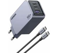 Ugreen Nexode Pro 100W Chargeur USB-C 3 ports Mini GaN Chargeur rapide