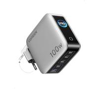 UGREEN Nexode Pro 100W Chargeur USB C Rapide 5 Ports avec Écran TFT GaN II Tech Compatible avec iPhone 17 Pro Max Air 16 15 14 13 Galaxy S26 S25 S24 Pixel 9 8 iPad MacBook Neo Air Pro M5 M4 M3 M2 M1