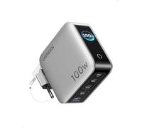 UGREEN Nexode Pro 100W Chargeur USB C Rapide 5 Ports avec Écran TFT GaN II Tech Compatible avec iPhone 17 Pro Max Air 16 15 14 13 Galaxy S26 S25 S24 Pixel 9 8 iPad MacBook Neo Air Pro M5 M4 M3 M2 M1