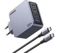 Ugreen Nexode Pro 160W Chargeur USB-C 4 ports Mini GaN Chargeur rapide