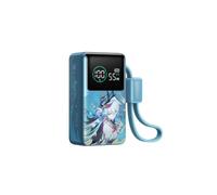 UGREEN Nexode Pro 55W Batterie Externe 10000mAh Power Bank 45W (Bleu Paon) | Câble USB C Intégré, 2 Ports 1C1A, Multi-Protection, Écran Intelligent, Compatible avec Xiaomi Note 15 14 iPhone 17 16 Galaxy