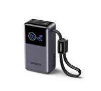 UGREEN Nexode Pro 55W Batterie Externe 10000mAh Câble USB C Intégré Power Bank Portable Charge Rapide PD 45W 2 Ports Compatible avec Xiaomi Note 15 14 13 Poco M8 M7 iPhone 17 16 Galaxy S26 S25 (Gris)