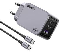 UGREEN Nexode Pro Chargeur USB 65 W 2x USB-C®, 1x USB-A PPS, Power Delivery 3.0, Quick Charge 4.0 gris intérieure GaN