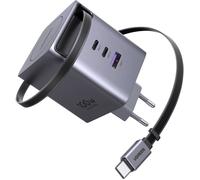 UGREEN Nexode Pro X616 100W GaN Fast Charger Adaptateur de charge 100 W 2x USB-C®, 1x USB-A QC 2.0, QC 3.0, QC 4+, Power Delivery 3.0, PPS gris GaN