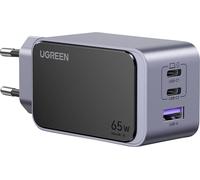 Ugreen Chargeur secteur GaN Infinity 65W 3 ports (2x USB-C + 1x USB-A) Gris