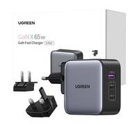 Ugreen Nexode Wall Charger, 2x Usb-C + Usb, 65w