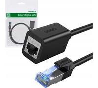 Ugreen Nw112 Network Cable Ethernet Extender Rj45, Cat. 6, Ftp, avec fiche métallique 2M, (Noir)