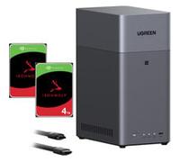 UGREEN Pack DH2300 avec 2x Seagate IronWolf NAS 4 TB CMR