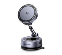 UGREEN Qi2 25W Chargeur Induction Voiture Magsafe, Ventouse Nano-Gel | Compatible avec iPhone 18 17 16 15 14 13 12 Pro Max Air Plus, Support Charge Magnétique, Bras Extensible, Rotation 360°