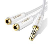 Splitter Audio Jack 3.5mm Mâle vers 2 Prises Jack 3.5mm Femelles, 20cm
