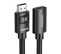 UGREEN Rallonge HDMI 2.1 8K 60Hz Câble Extension HDMI Mâle Femelle (0.5M)