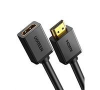 UGREEN Rallonge HDMI Câble Extension Mâle vers Femelle Câble HDMI 4K 60Hz High Speed Ethernet 18Gbps HDR 3D ARC Compatible avec PS4 PS3 Xbox One TV Stick NVIDIA Shield TV (1M)