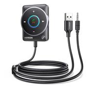 UGREEN Récepteur Bluetooth 5.4 Voiture Adaptateur Jack 3.5mm Auxiliaire pour Stéréo Haut-Parleur Enciente Recepteur Autoradio Micro Intégré Appel Main Libres
