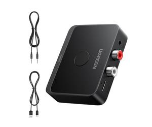 UGREEN Récepteur Bluetooth 6.0 LDAC Adaptateur Audio Bluetooth pour Chaîne HiFi EDR Technologie avec 2RCA et 3.5mm Double Connexion Haut-Parleur Amplificateur Phone Faible Latence