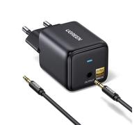 UGREEN Récepteur Bluetooth 6.0 LDAC Adaptateur Audio Bluetooth pour Chaîne HiFi Hi-Res Audio avec 3.5mm Connexion Alimentation Directement Branchable pour Haut-Parleur Amplificateur Faible Latence