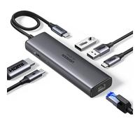 6in1 USB C Hub Gris