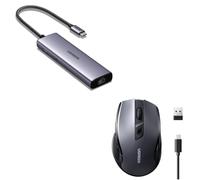 UGREEN Revodok Hub USB C 6 en 1 avec Souris Bluetooth et 2,4GHz