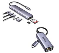 UGREEN Revodok Hub USB C 7 en 1 avec Adaptateur USB C Ethernet Gigabit