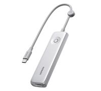 UGREEN Revodok Hub USB C HDMI 4K 60Hz 10Gbps Data Transfert PD 100W 5 en 1 Adaptateur USB C avec Bouton de Commande Compatible avec MacBook iPad Pro Air M5 M4 iPhone 17 Pro Max Galaxy S26 Ultra
