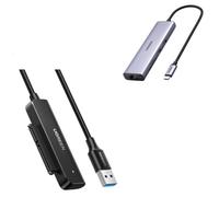 UGREEN Revodok Hub USB C Multiport avec Câble SATA USB 3.0