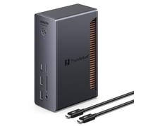 UGREEN Revodok Max Docking Station USB C Thunderbolt 5 Triple Affichage | 13 en 1, 3 TBT5, Triple 4K60Hz, Double 6K60Hz, 120Gbps, 4A1C, RJ45 2.5GbE, 140W Max Charge, DC 180W, SD TF 4.0, Audio 3.5mm