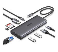 UGREEN Revodok Pro 109 Hub USB C 10Gbps 9 en 1 Docking Station Multi Ports | HDMI 4K 60Hz, Ethernet Gigabit, Lecteur de Carte SD TF, PD 100W, Compatible avec MacBook Air Neo iPhone 18 Pro Max