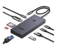 UGREEN Revodok Pro 1091 Hub USB C 10Gbps 9-en-1: HDMI 4K, Ethernet Gigabit, SD/TF, PD 100W - Pour MacBook, iPad, iPhone 17 Pro Max.
