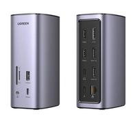 UGREEN Station d’accueil USB‑C Pro 12‑en‑1 Gris