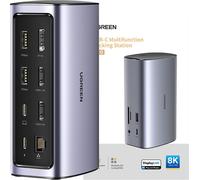 Hub USB-C Ugreen Revodok 12 en 1 Supporte PD (Power Delivery) 100W Recharge (90325)