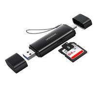 UGREEN SD4.0 UHS II Lecteur Carte SD USB C et USB A 312MB/s Plug Play Adaptateur de Micro SD TF 4.0 en Aluminium Compatible avec MacBook Air iPad Pro iPhone 17 Air Pro Max 16 Galaxy S25 S24 Ultra