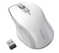 UGREEN Souris Bluetooth sans Fil (BT 5.0 + 2.4G), 4000 DPI, 18 Mois d'autonomie, Souris Ergonomique pour Ordinateur, Ordinateur Portable, Tablette, téléphone Portable, Souris PC Compatible avec