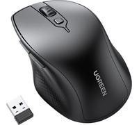 UGREEN Souris Bluetooth Silencieuse Ergonomique sans Fil 2 4GHz 4000 DPI Optique Réglable Compatible avec Mac PC Portable Tablette
