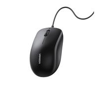 UGREEN Souris Filaire USB avec Design Ergonomique, 1200 dpi de Longueur 1,5 m, Bouton Silencieux, Souris Optique Filaire pour Ordinateur Portable, PC, Bureau, Mac, Chromebook, Matebook - Noir