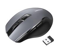 UGREEN Souris sans Fil Ergonomique 2,4GHz avec Récepteur USB Souris Ordinateur Silencieuse Résolution Capteur 4000 DPI Compatible avec Tablette PC Portable