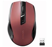 Ugreen Souris Sans Fil MU006 Rouge 4000 DPI USB/Bluetooth