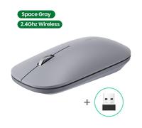 UGREEN-Souris sans fil pour MacPlePro,Dallas M2,iPad,tablette,ordinateur portable,PC,clic silencieux,4000G,2.4 ug I,40db - Type 2.4G Gray