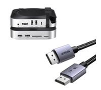 UGREEN Station d'accueil pour Mac Mini M4 et Câble DisplayPort 1.4 8K 60Hz