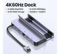 UGREEN-Station d'accueil USB C Steam Deck S6,support pliable,4K,60Hz,HDMI,RJ45,10Gbps,Rog Ally X Legion Go,9 en 1 - Type 4K60Hz Dock 6-in-1