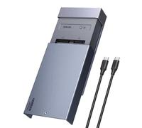 UGREEN Station Double Baie M.2 NVMe USB4 40Gbps, avec Ventilateur de Refroidissement, Compatible Thunderbolt 5/4/3, Raid et clonage Hors Ligne pour disques durs.