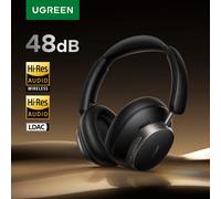 UGREEN Studio Pro 48dB ANC casque sans fil sur l'oreille Bluetooth écouteurs suppression Active du bruit haute résolution LDAC 120h temps de lecture Studio Pro (Black)