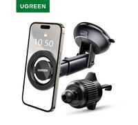 Ugreen-Support De Téléphone Magnétique Pour Voiture,Tableau Prada,Pare-Brise,Évent,3 En 1,Magsafe,Support De Téléphone Pour Iphone 16,15,14 Pro,Samsung Xi.3 In 1 Car Holder.