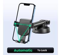 Ugreen¿Support De Téléphone Portable Pour Voiture,Ventouse Par Gravité Pour Iphone 13 Et 12,Xiaomi Redmi,Samsung,Huawei.Automatic To Lock.
