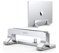 UGREEN Support Ordinateur Vertical en Aluminium Laptop Stand Vertical Porte PC Portable Bureau Réglable Compatible avec MacBook Pro Air MateBook Chromebook Surface Dell HP iPad Pro Air (Argent)