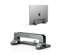 UGREEN Support Ordinateur Vertical en Aluminium Laptop Stand Vertical Porte PC Portable Bureau Réglable Compatible avec MacBook Pro Air MateBook Chromebook Surface Dell HP iPad Pro Air (Gris)