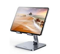 UGREEN Support Tablette Bureau Réglable Porte Téléphone Pliable en Aluminium Compatible avec iPhone 16 iPad Pro 12,9 Air 2022 Mini Galaxy Tab A9 (Gris)